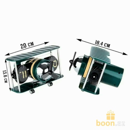 Перекидные часы-самолёт "Flip-Airplane"